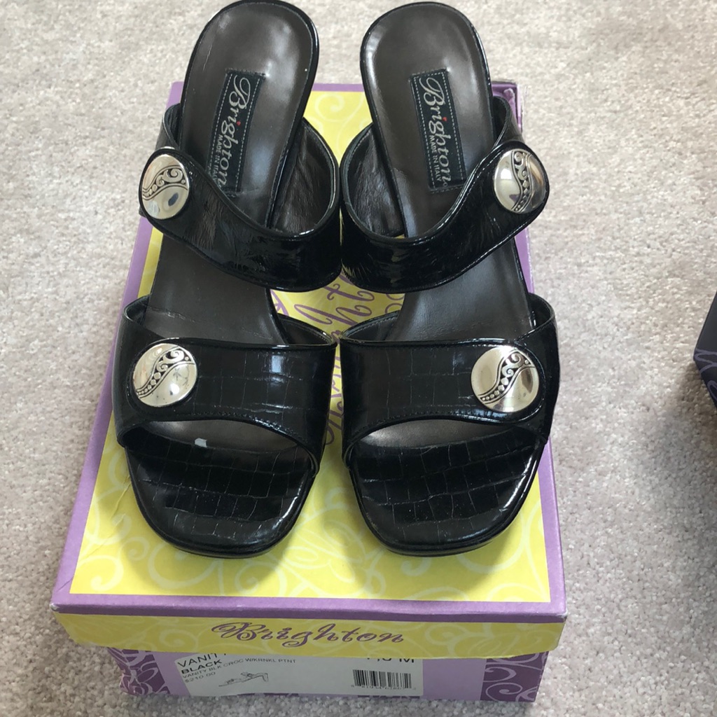 Brighton Vanity Black Heel, Nwt